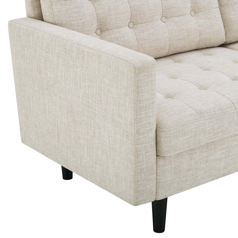 Exalt Tufted Fabric Sofa. Picture 5