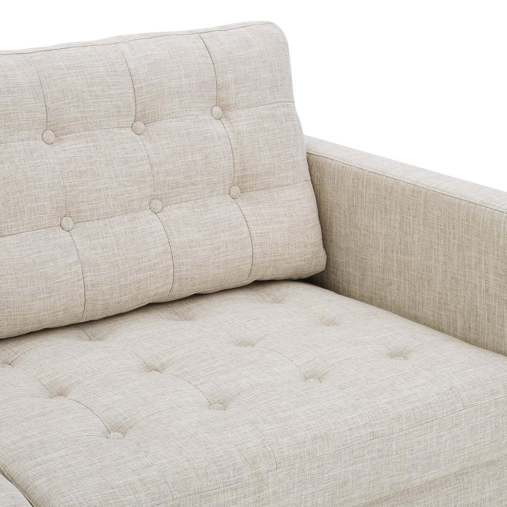 Exalt Tufted Fabric Sofa. Picture 6
