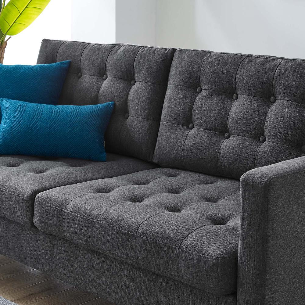Exalt Tufted Fabric Sofa. Picture 8