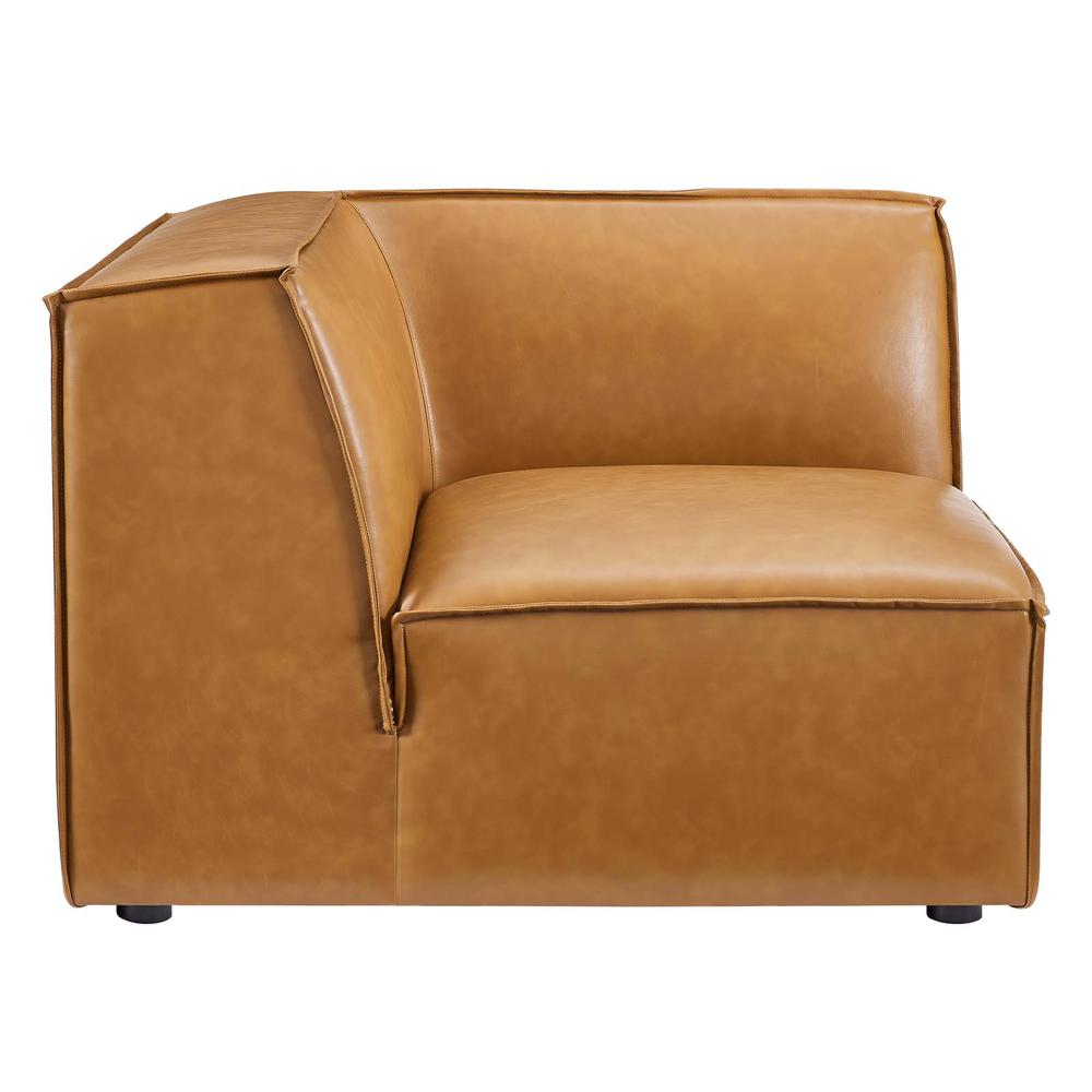 Restore Vegan Leather Sectional Sofa Corner Chair. Picture 4