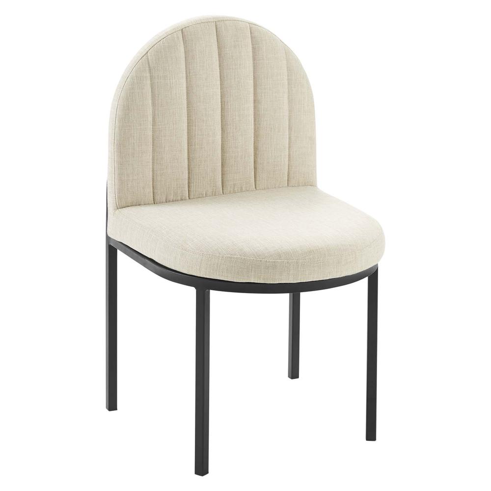 Isla Dining Side Chair Upholstered Fabric Set of 2. Picture 2
