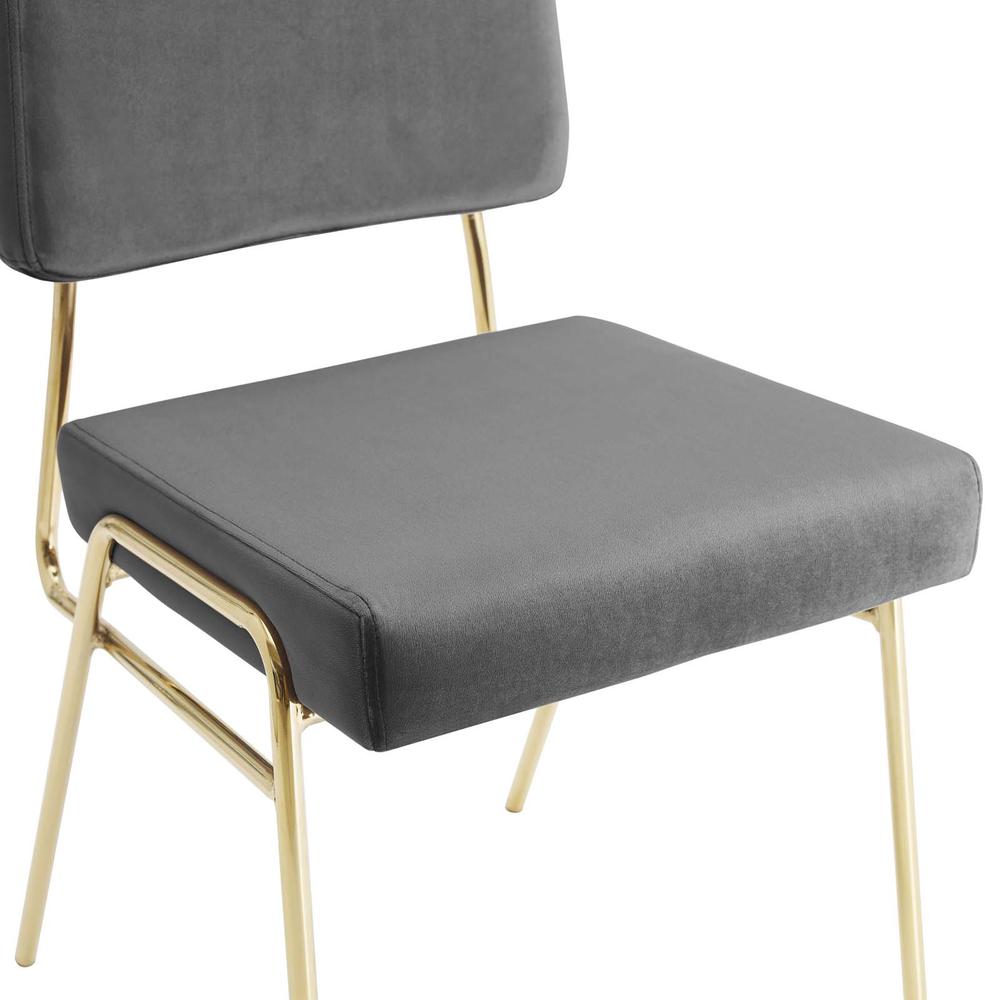 Craft Dining Side Chair Performance Velvet Set of 2. Picture 6