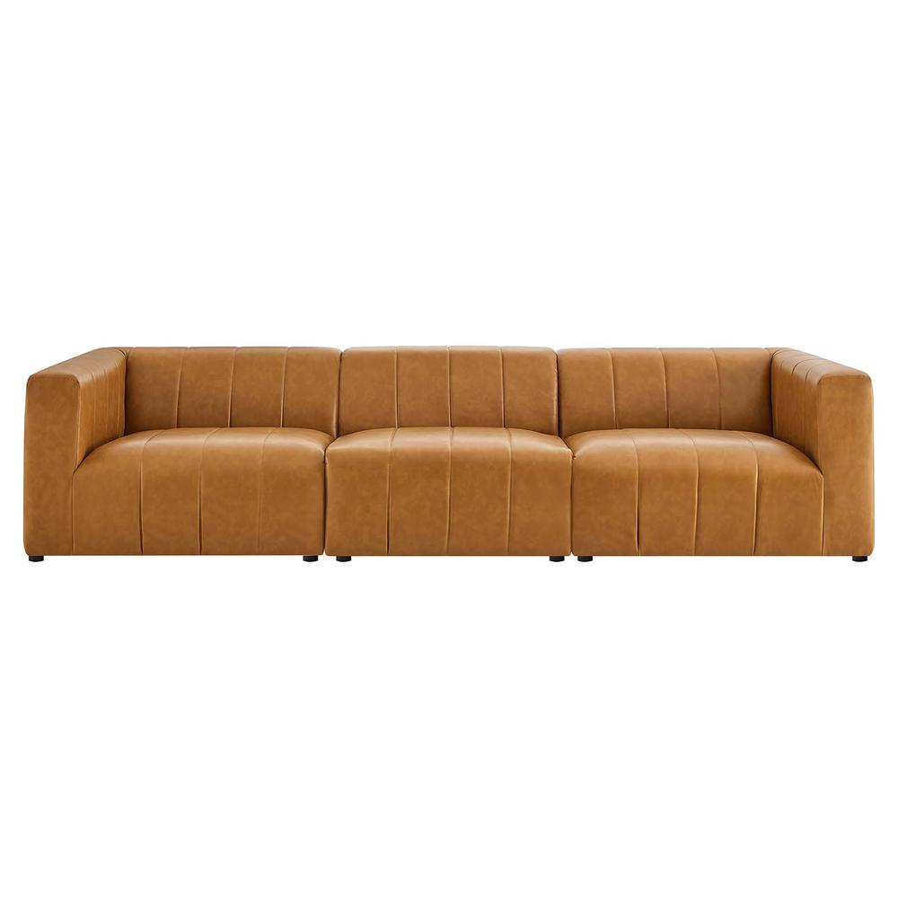 Bartlett Vegan Leather 3-Piece Sofa. Picture 1