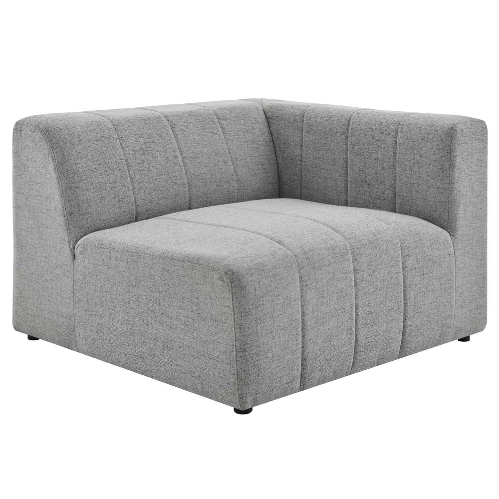 Bartlett Upholstered Fabric 4-Piece Sectional Sofa - Light Gray EEI-4518-LGR. Picture 2