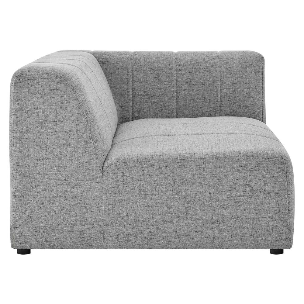 Bartlett Upholstered Fabric 4-Piece Sectional Sofa - Light Gray EEI-4518-LGR. Picture 3