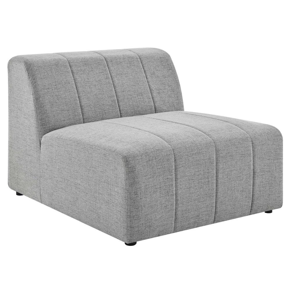 Bartlett Upholstered Fabric 4-Piece Sectional Sofa - Light Gray EEI-4518-LGR. Picture 7