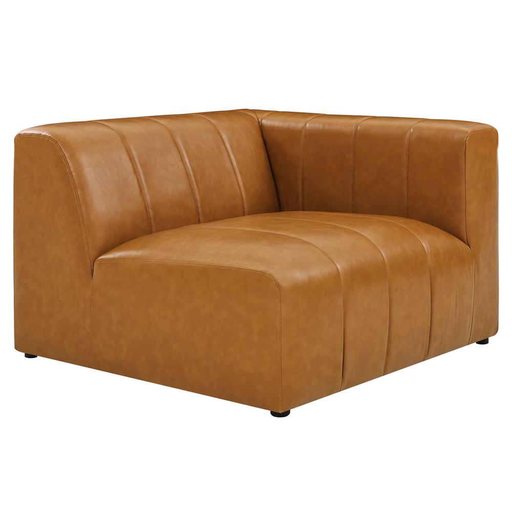 Bartlett Vegan Leather 5-Piece Sectional Sofa - Tan EEI-4532-TAN. Picture 2