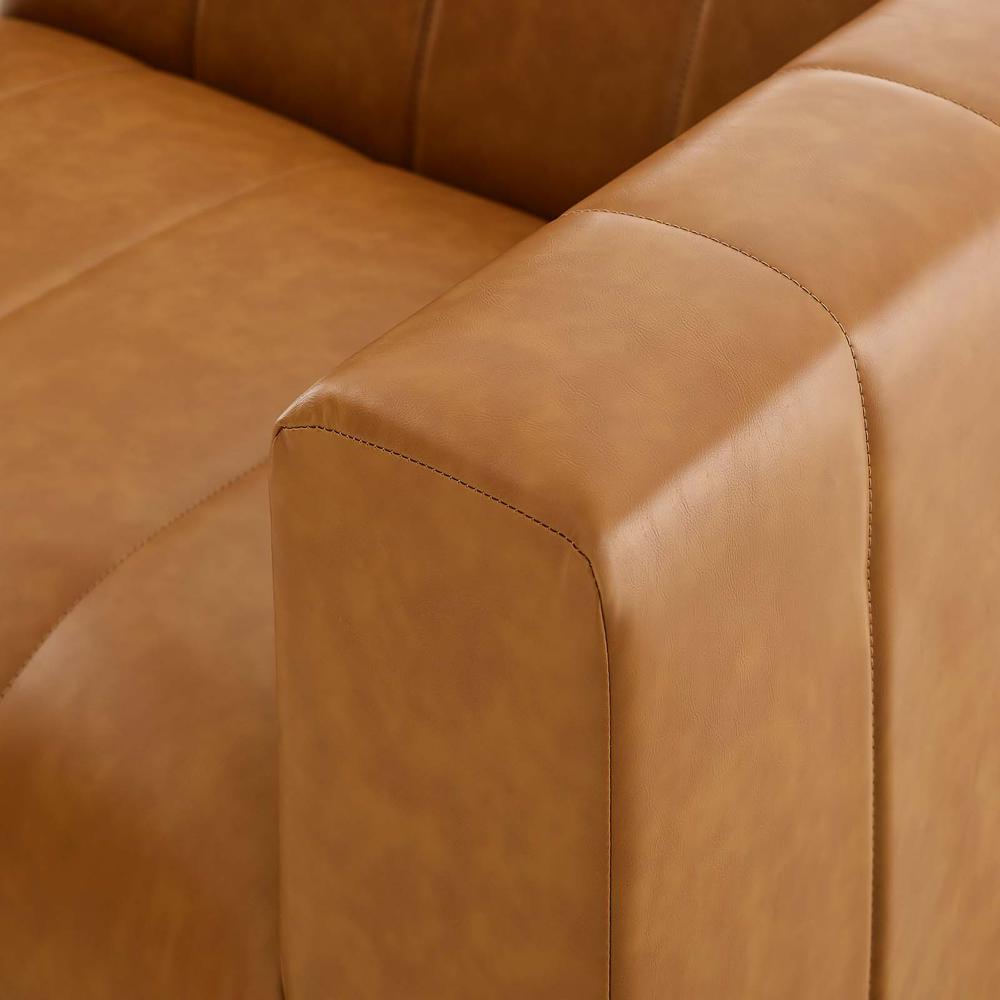 Bartlett Vegan Leather 5-Piece Sectional Sofa - Tan EEI-4532-TAN. Picture 5