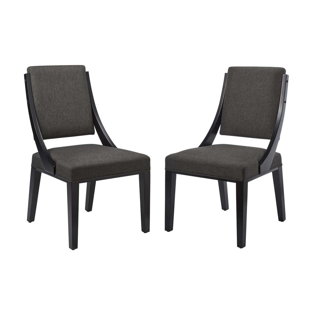 Cambridge Upholstered Fabric Dining Chairs - Set of 2. Picture 1