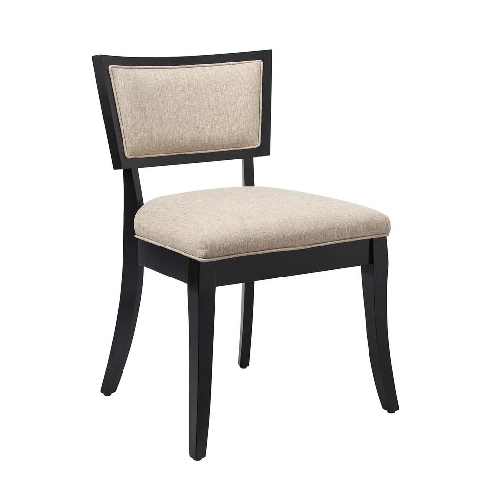 Pristine Upholstered Fabric Dining Chairs - Set of 2. Picture 2