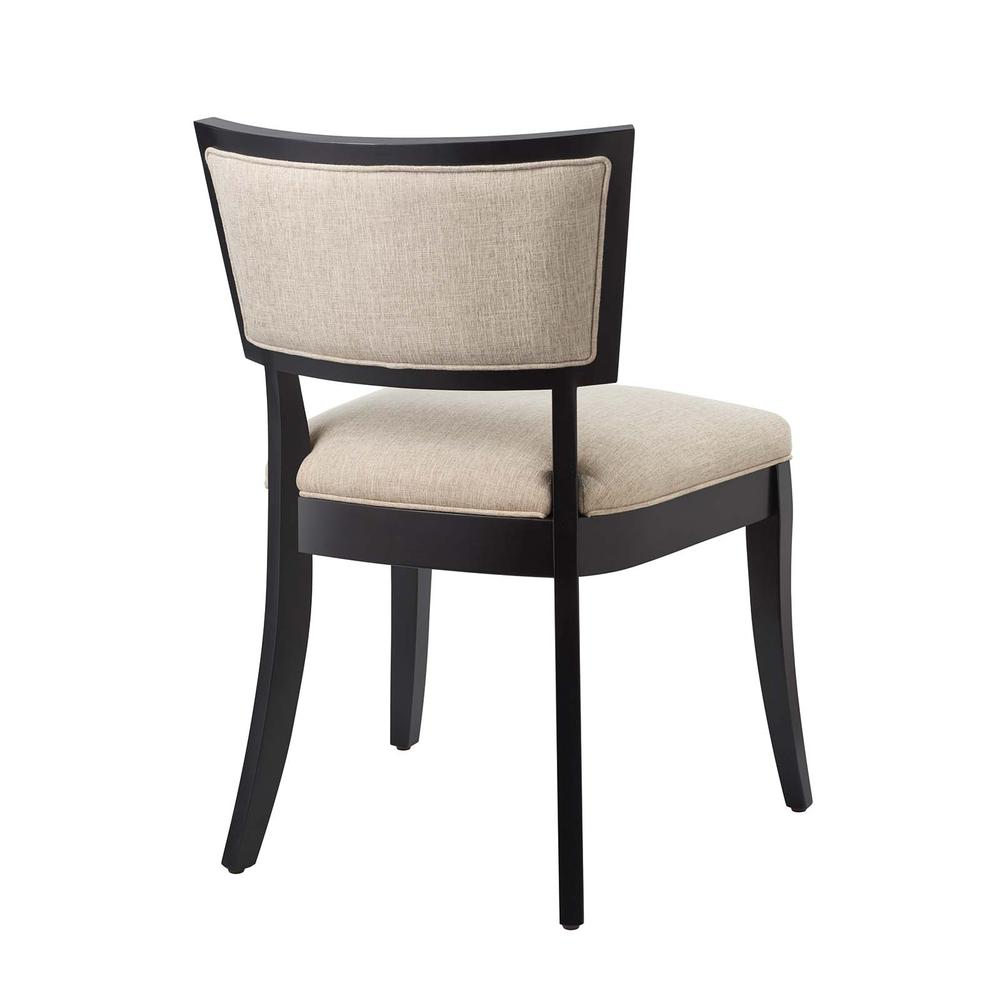 Pristine Upholstered Fabric Dining Chairs - Set of 2. Picture 4