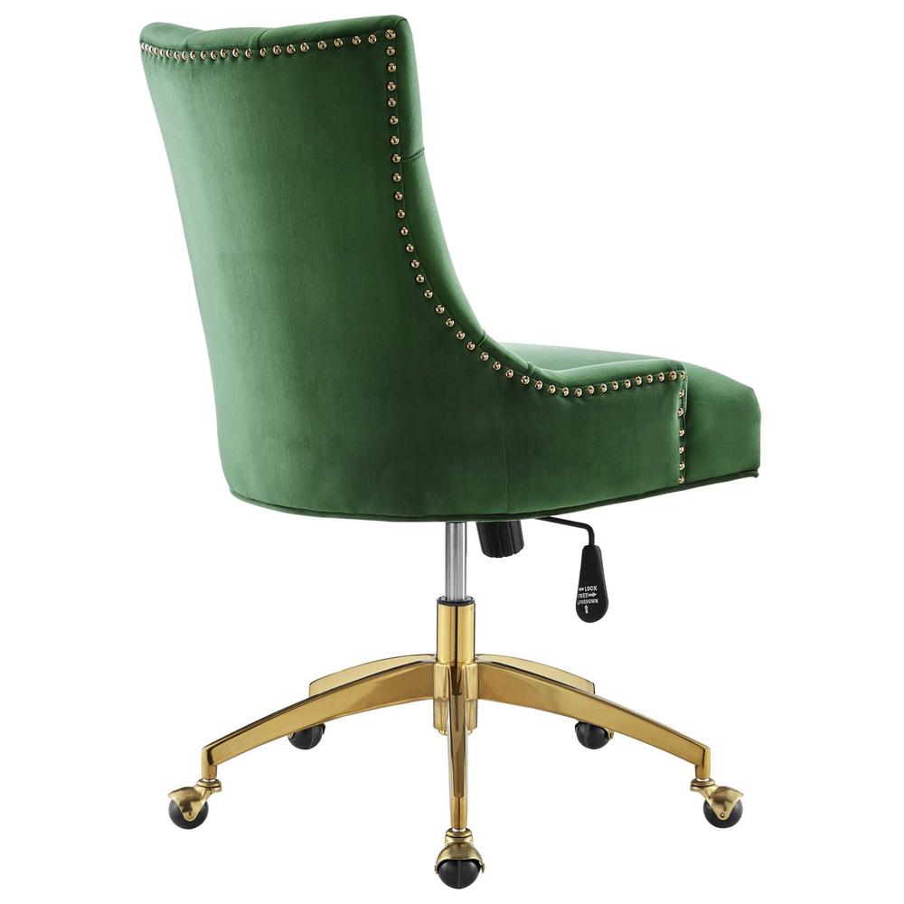Regent Tufted Performance Velvet Office Chair. Picture 3