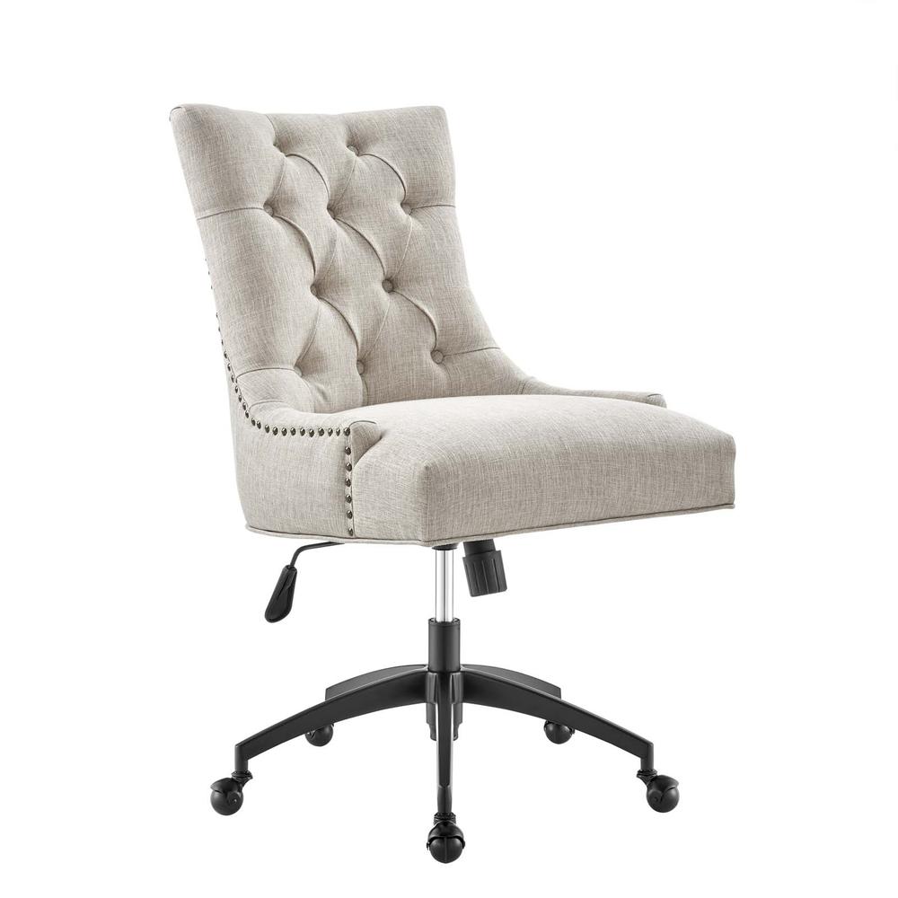Regent Tufted Fabric Office Chair. Picture 1