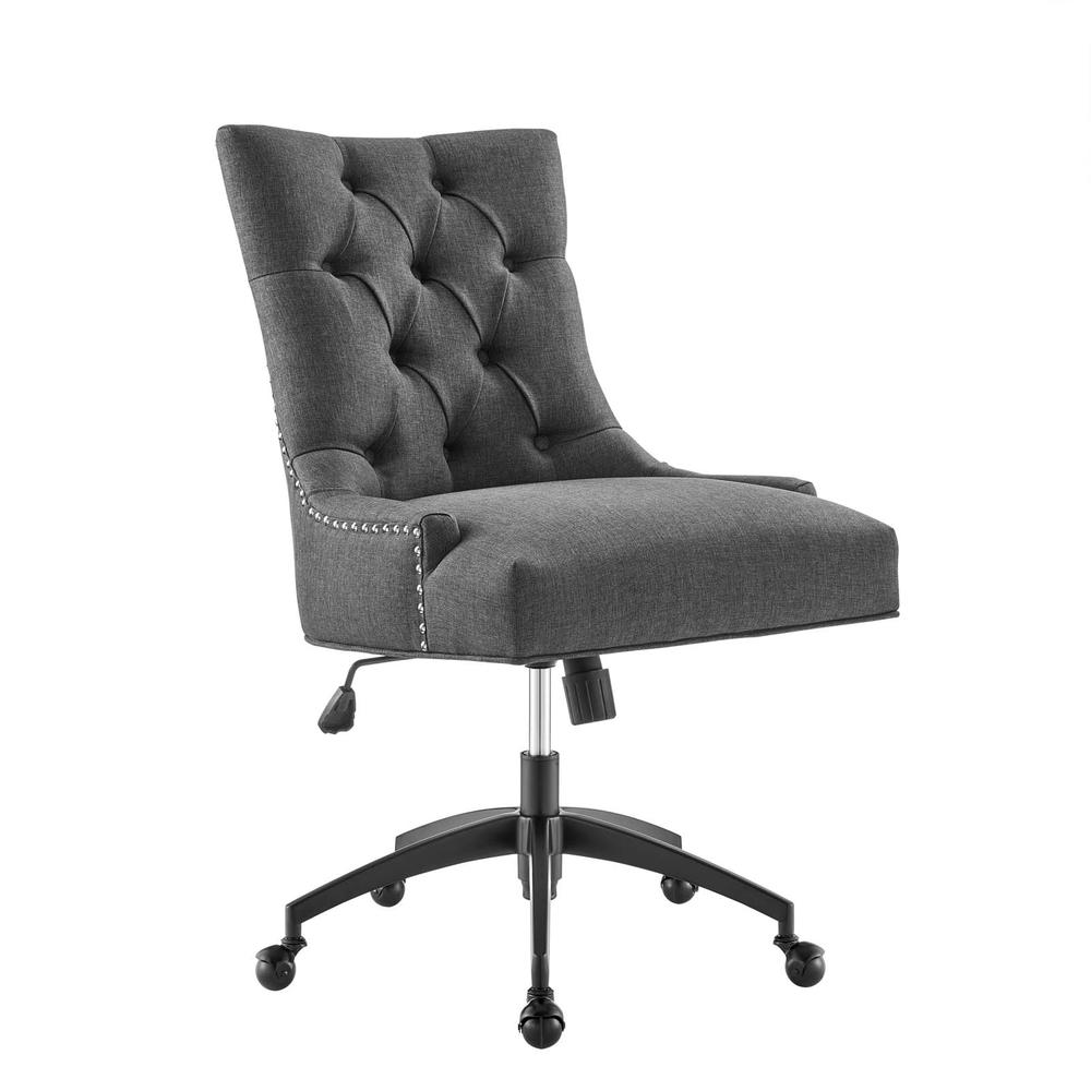 Regent Tufted Fabric Office Chair - Black Gray EEI-4572-BLK-GRY. The main picture.