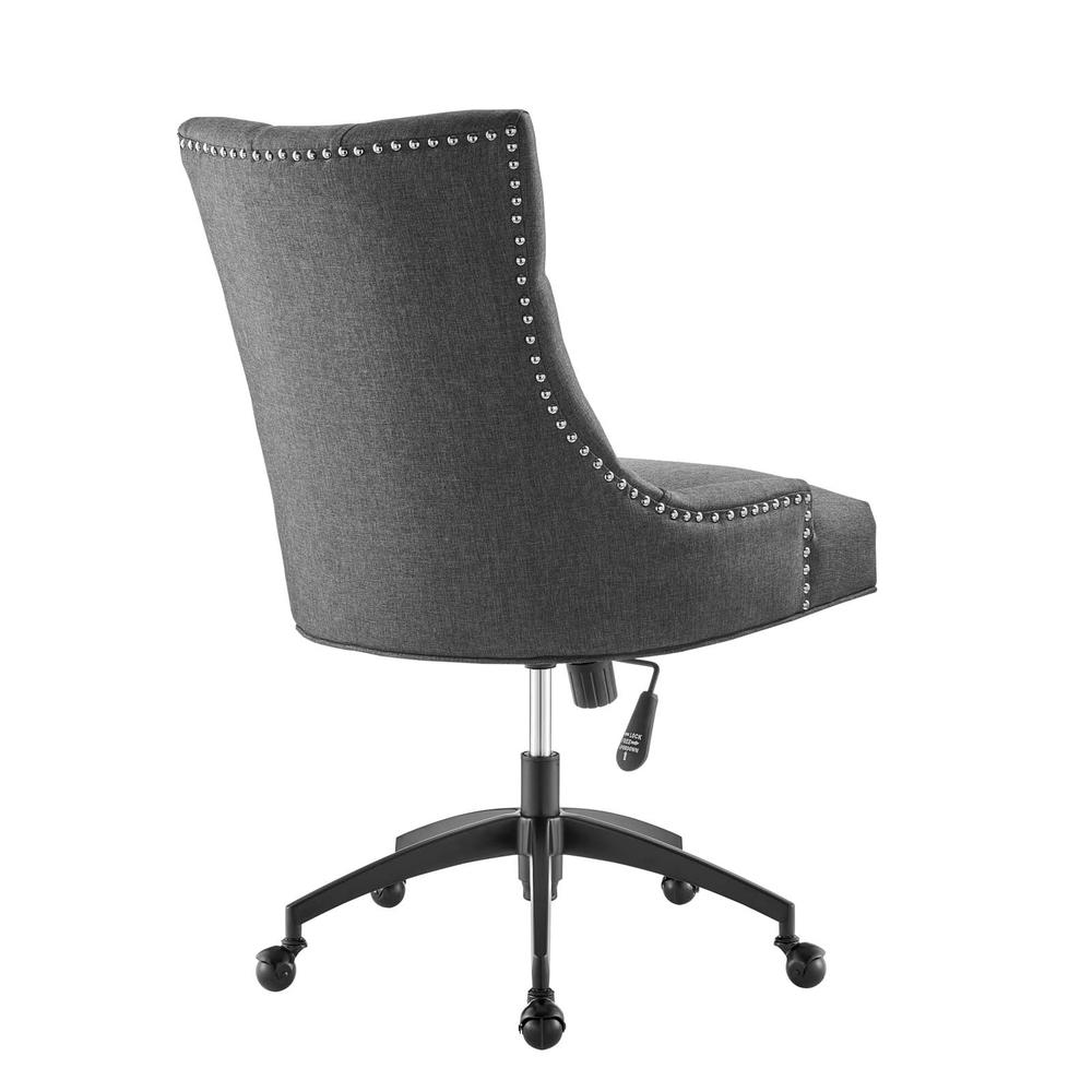 Regent Tufted Fabric Office Chair - Black Gray EEI-4572-BLK-GRY. Picture 3