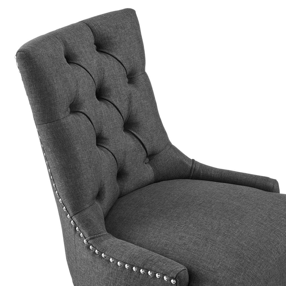 Regent Tufted Fabric Office Chair - Black Gray EEI-4572-BLK-GRY. Picture 6