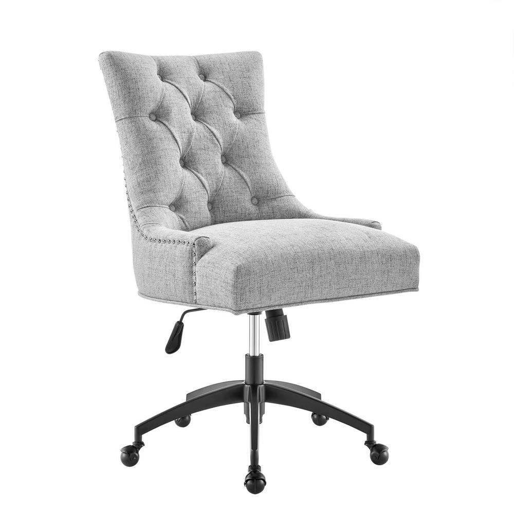 Regent Tufted Fabric Office Chair - Black Light Gray EEI-4572-BLK-LGR. The main picture.