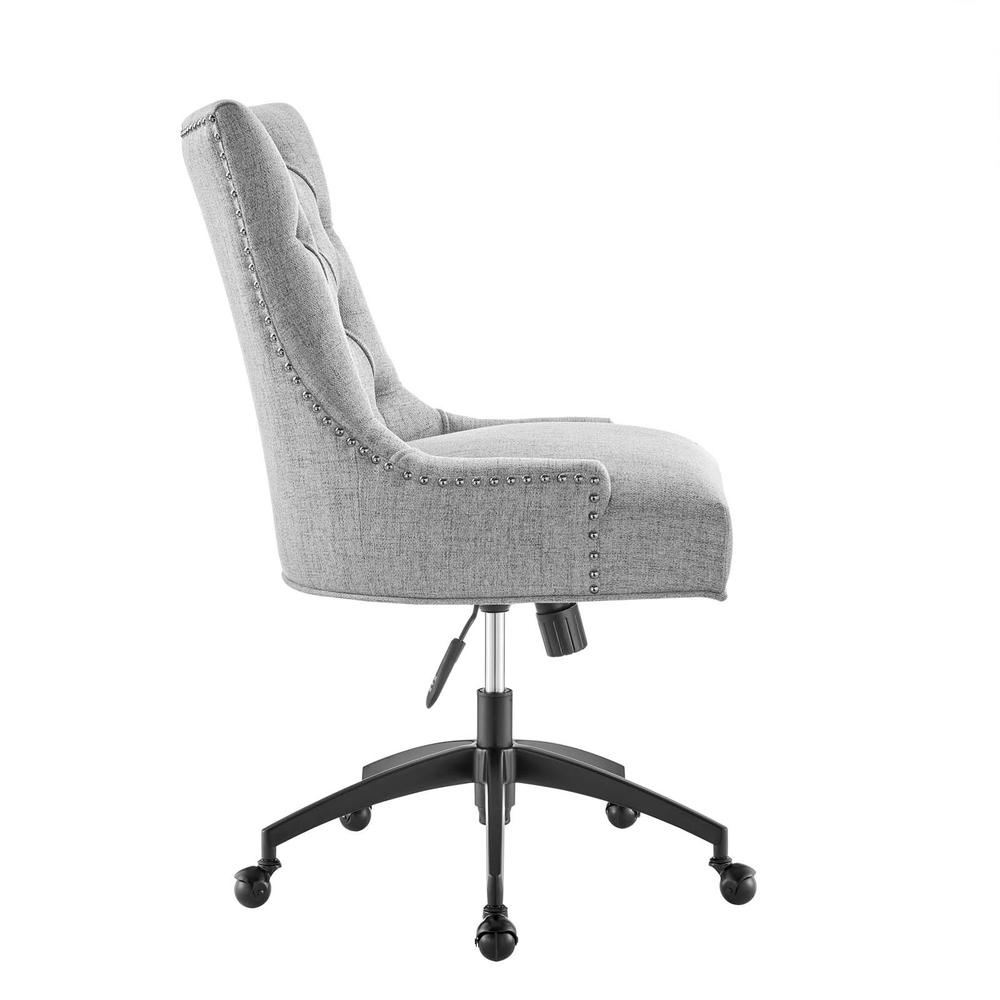 Regent Tufted Fabric Office Chair - Black Light Gray EEI-4572-BLK-LGR. Picture 2