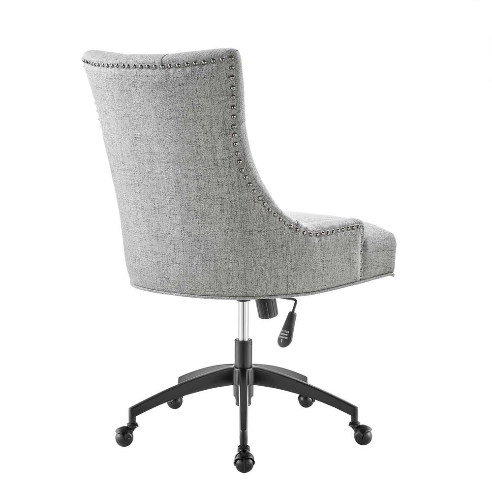 Regent Tufted Fabric Office Chair - Black Light Gray EEI-4572-BLK-LGR. Picture 3
