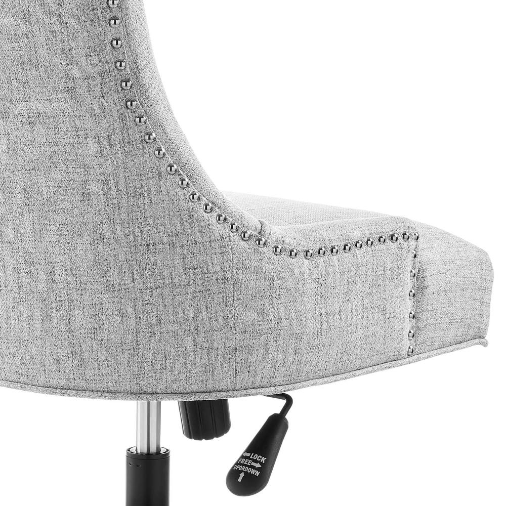 Regent Tufted Fabric Office Chair - Black Light Gray EEI-4572-BLK-LGR. Picture 5