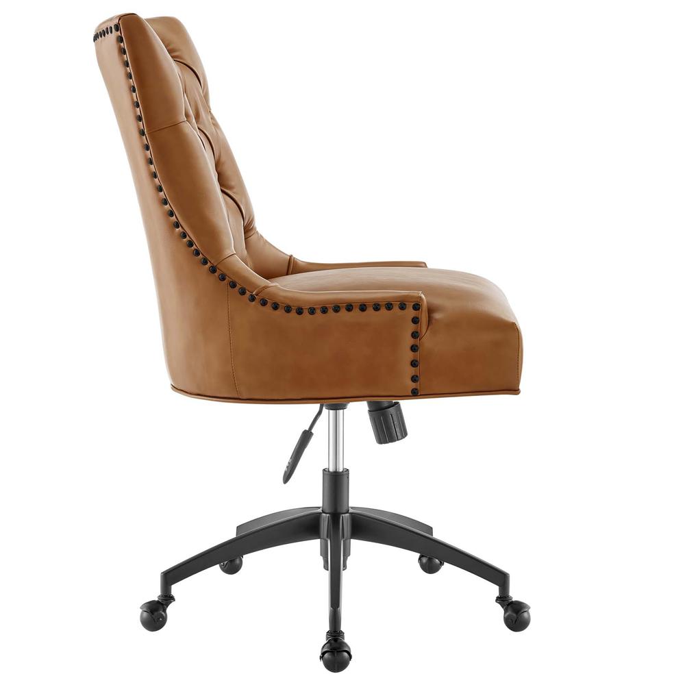 Regent Tufted Vegan Leather Office Chair. Picture 2