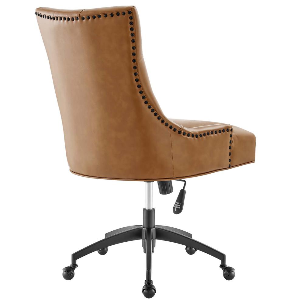 Regent Tufted Vegan Leather Office Chair. Picture 3