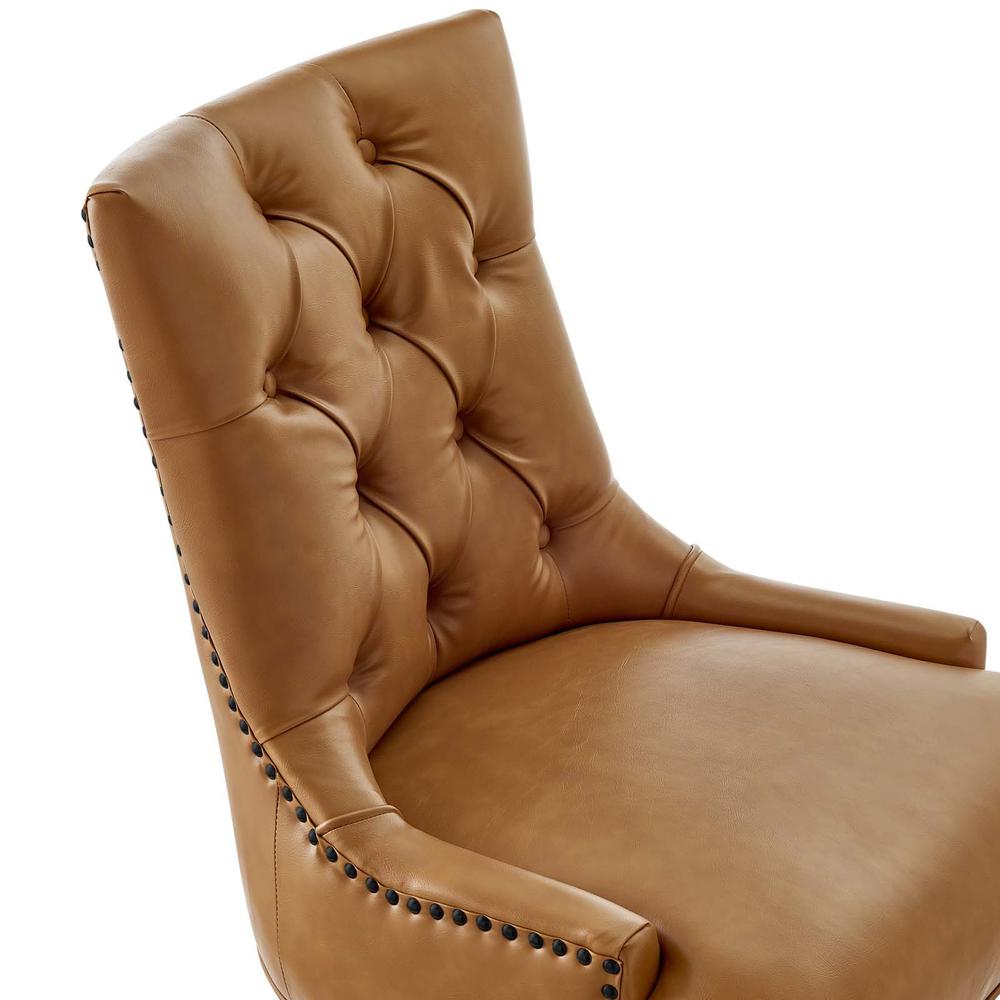 Regent Tufted Vegan Leather Office Chair. Picture 6