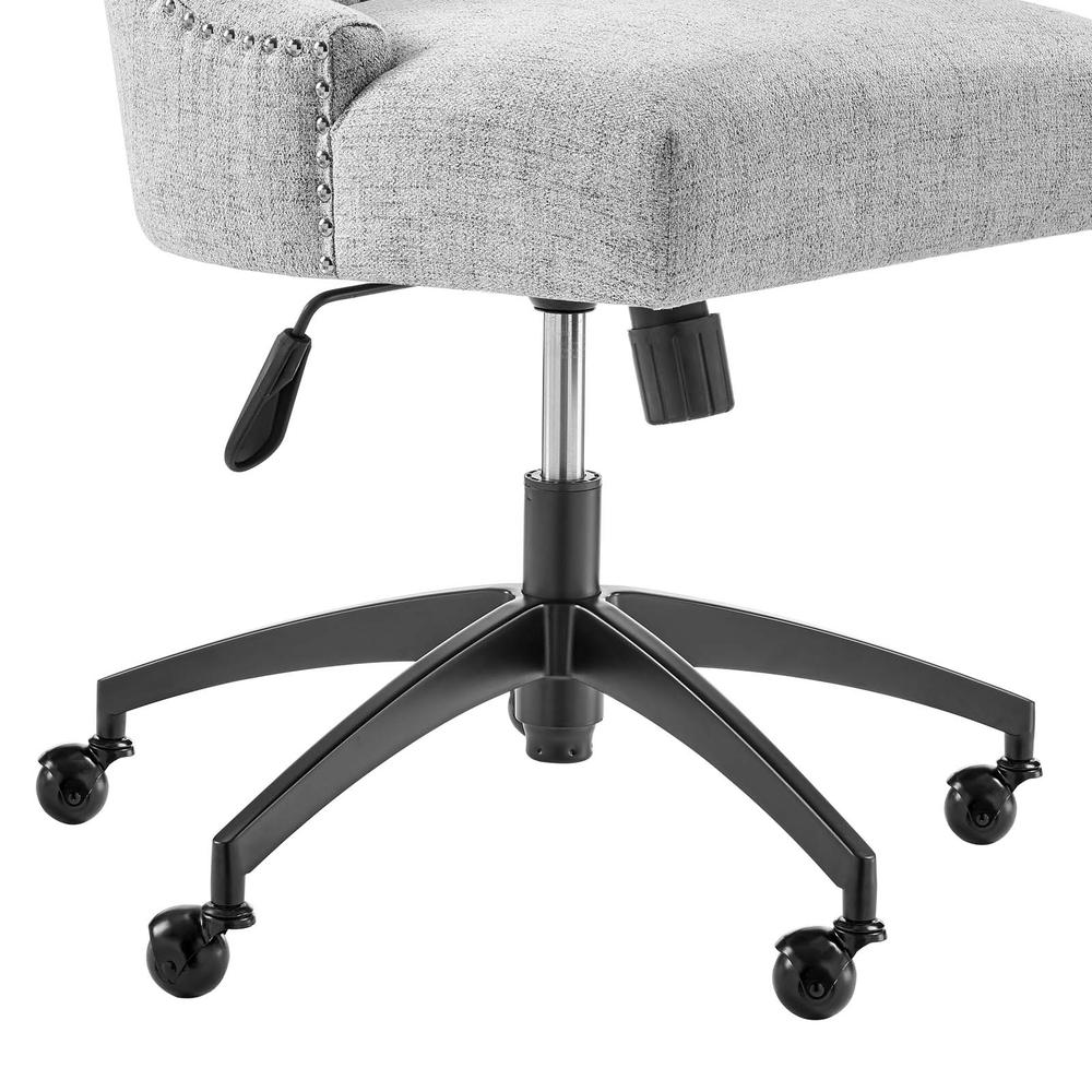Empower Channel Tufted Fabric Office Chair - Black Light Gray EEI-4576-BLK-LGR. Picture 5