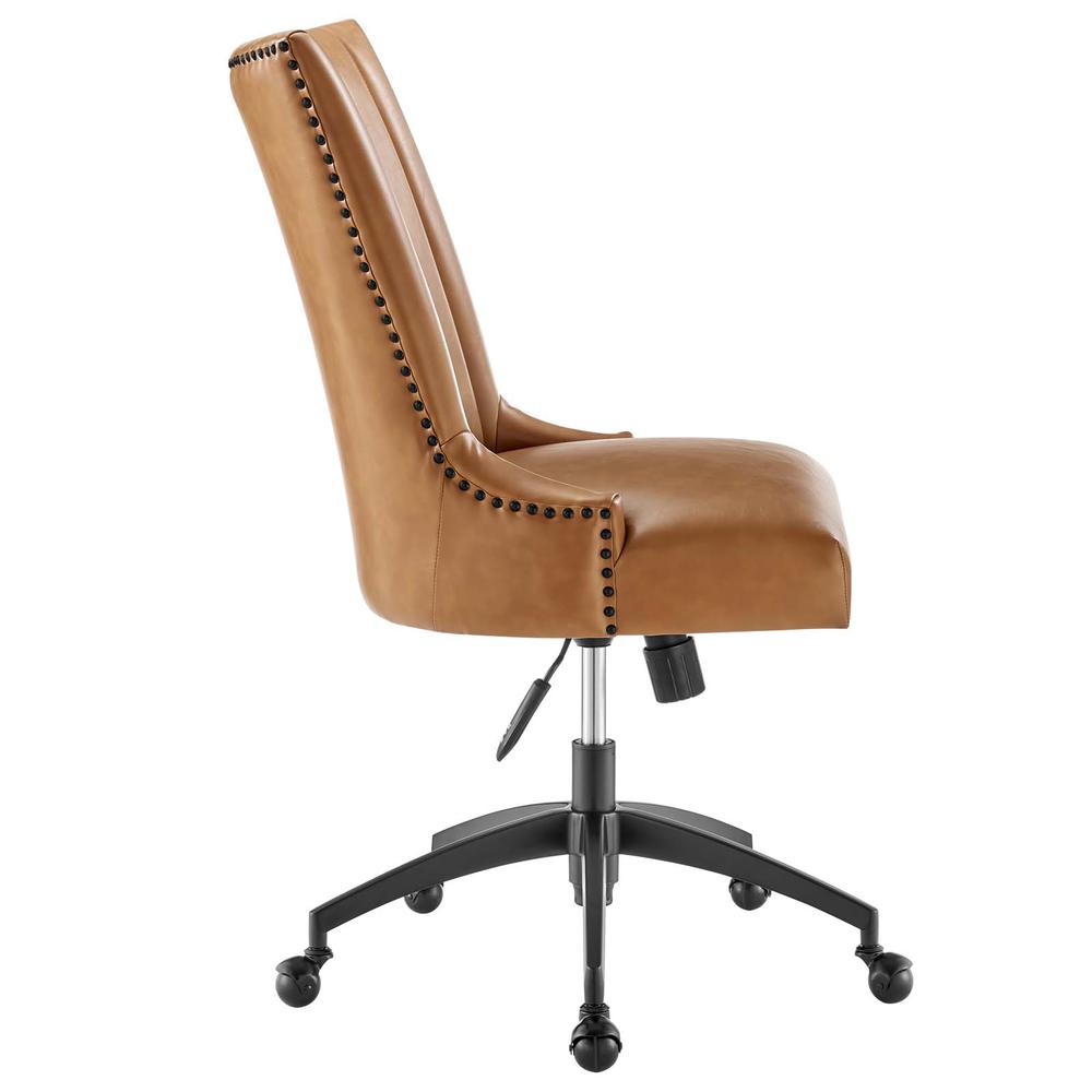 Empower Channel Tufted Vegan Leather Office Chair. Picture 2