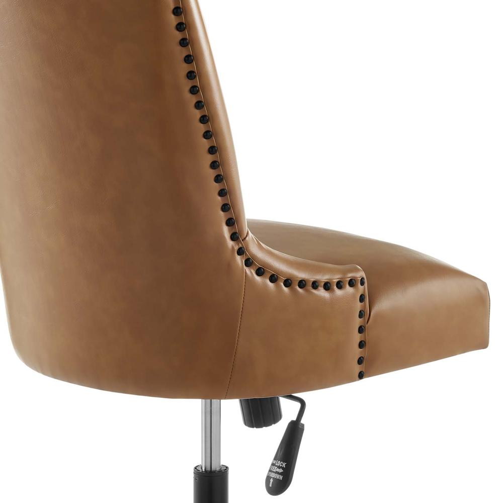 Empower Channel Tufted Vegan Leather Office Chair. Picture 6
