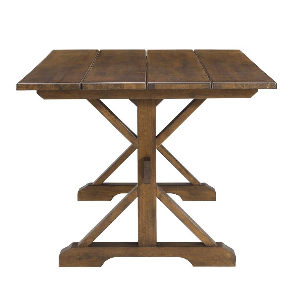 Windchime 71" Wood Dining Table. Picture 2