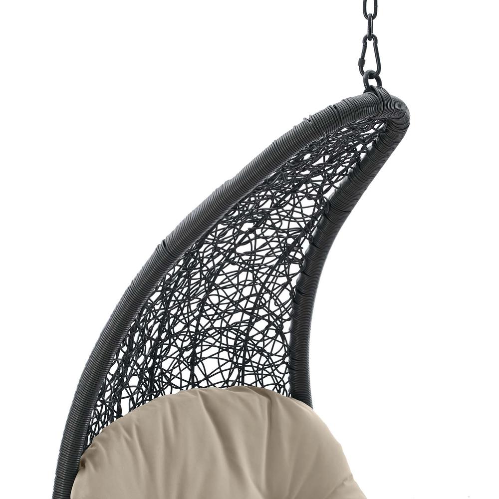 Landscape Hanging Chaise Lounge Outdoor Patio Swing Chair. Picture 4