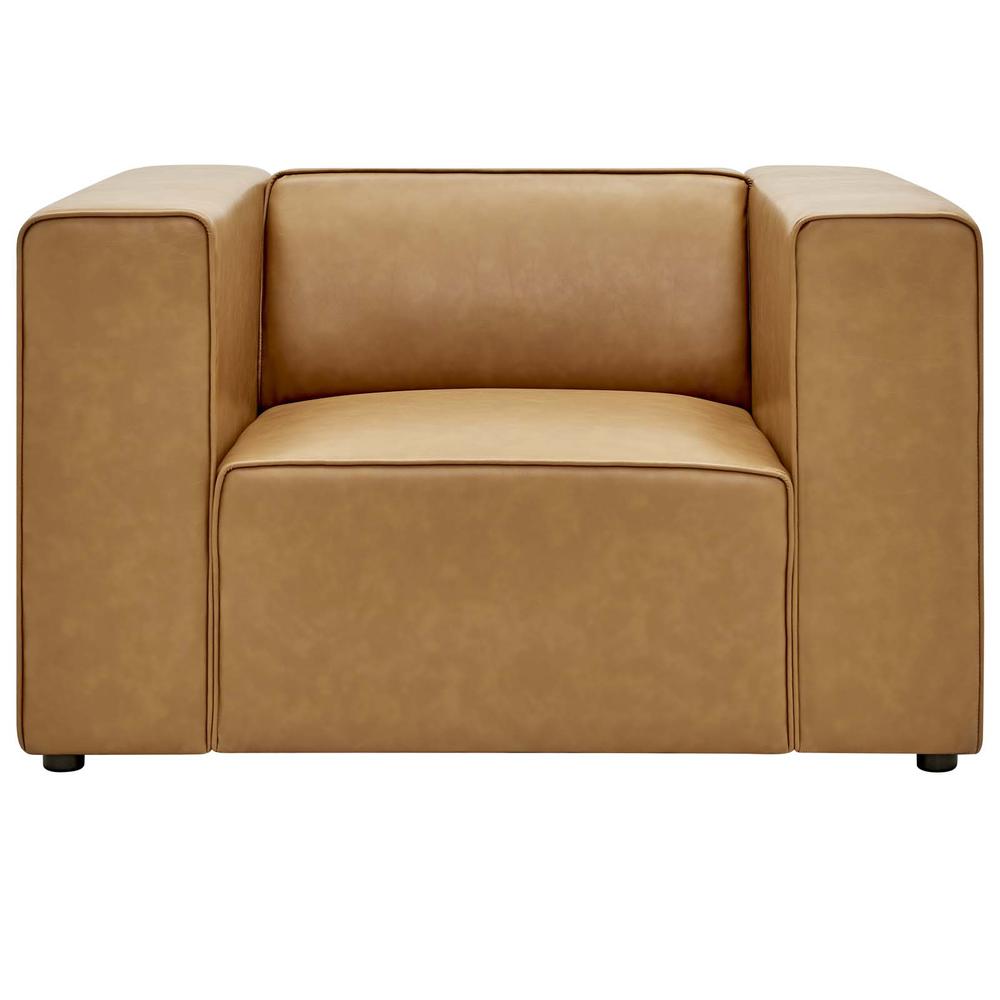 Mingle Vegan Leather Armchair. Picture 4