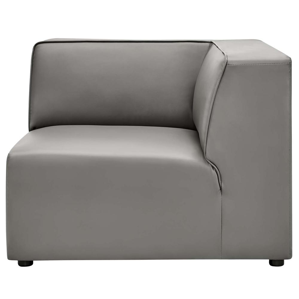 Mingle Vegan Leather Corner Chair. Picture 4
