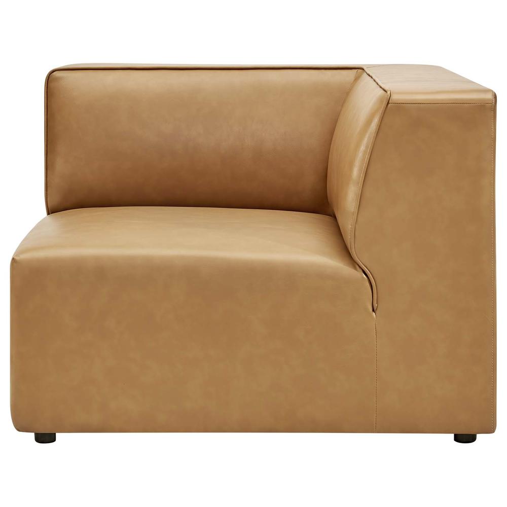 Mingle Vegan Leather Corner Chair. Picture 4