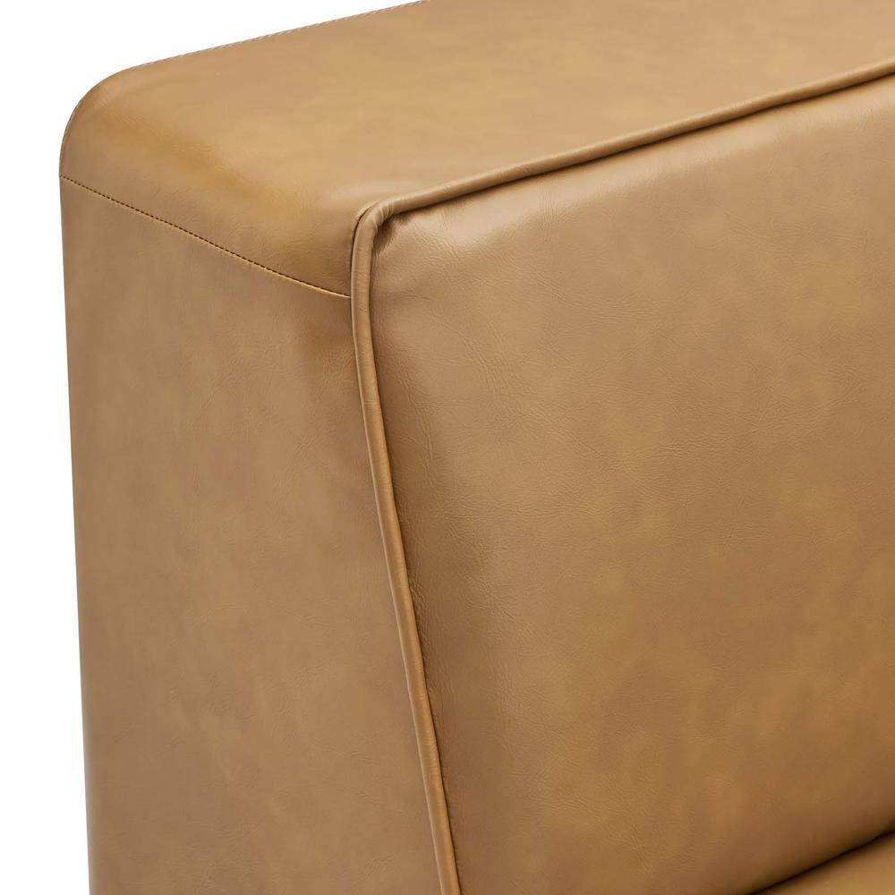 Mingle Vegan Leather Corner Chair. Picture 5