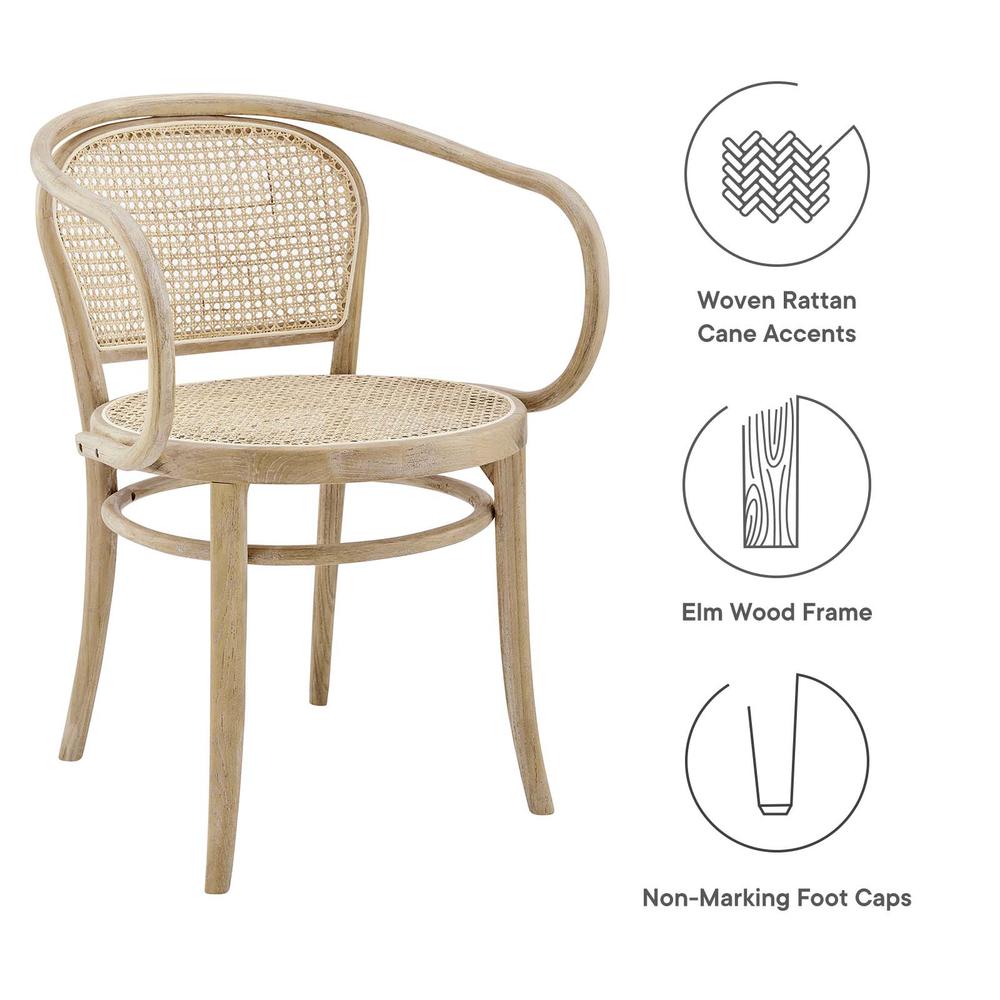 Oliana Wood Dining Armchair. Picture 6