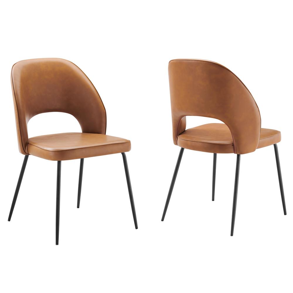 Nico Vegan Leather Dining Chair Set of 2. Picture 1