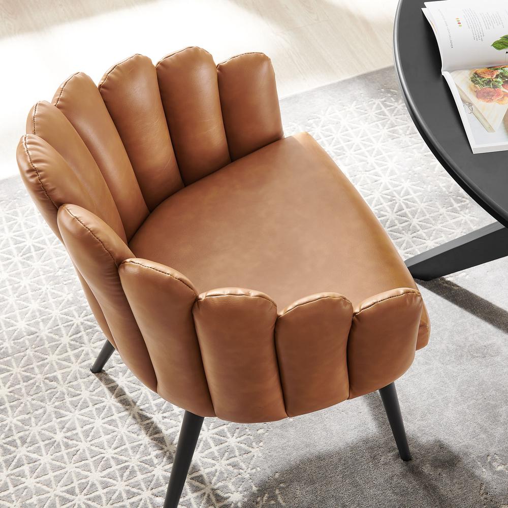 Vanguard Vegan Leather Dining Chair. Picture 8