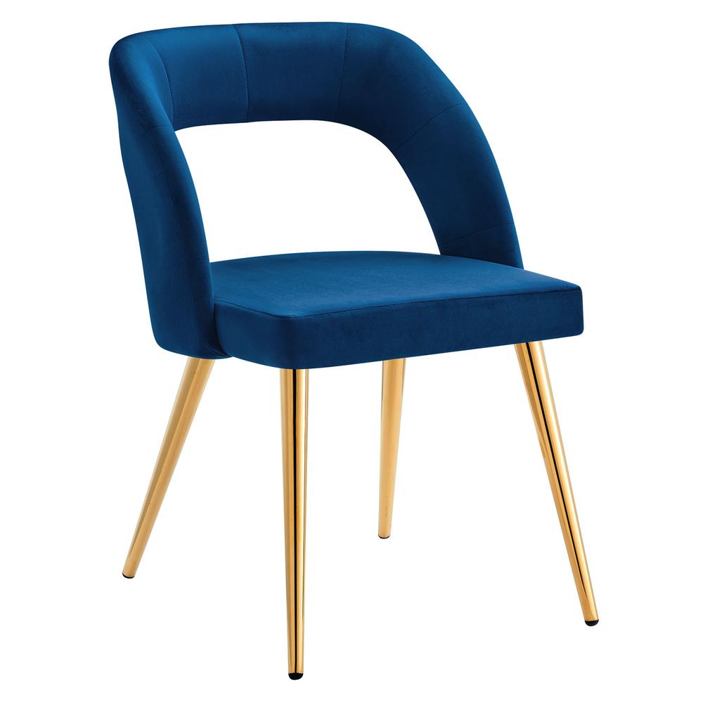 Marciano Performance Velvet Dining Chair. Picture 1