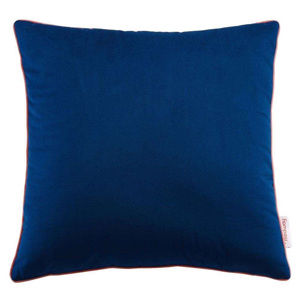 Accentuate 18" Performance Velvet Throw Pillow. Picture 1