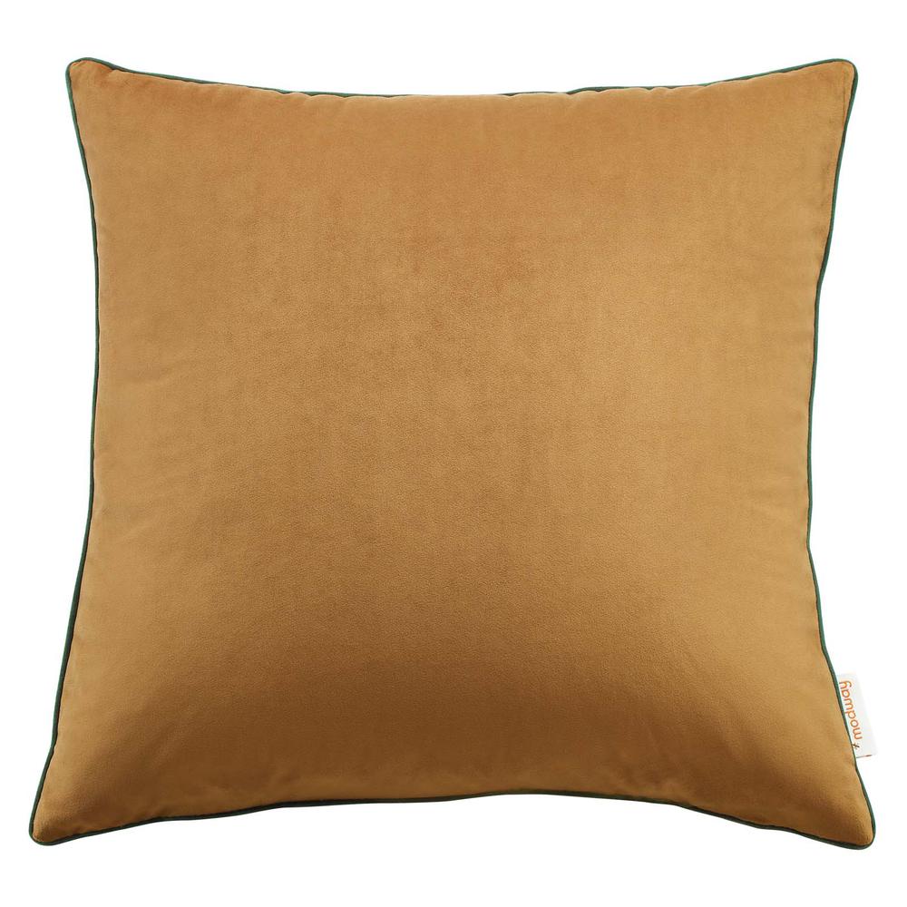Accentuate 20" Performance Velvet Throw Pillow. Picture 1