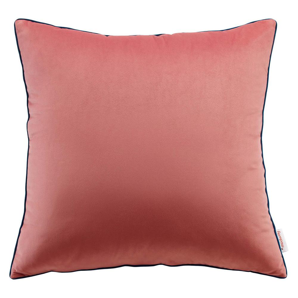 Accentuate 24" Performance Velvet Throw Pillow. Picture 1