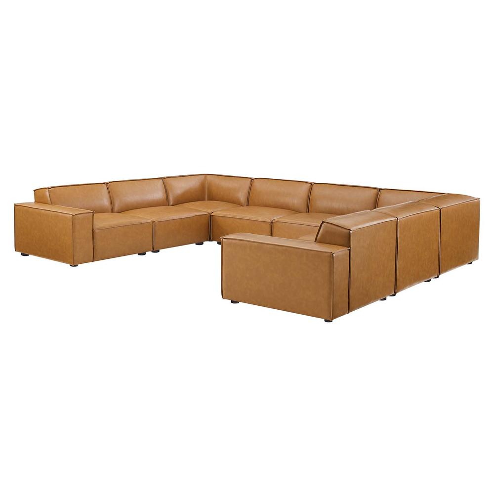 Restore 8-Piece Vegan Leather Sectional Sofa. Picture 1