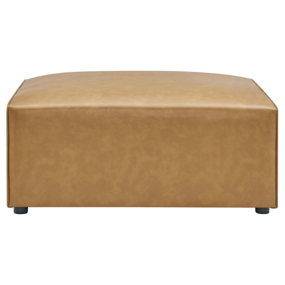 Mingle Vegan Leather Sofa and Ottoman Set - Tan EEI-4790-TAN. Picture 10