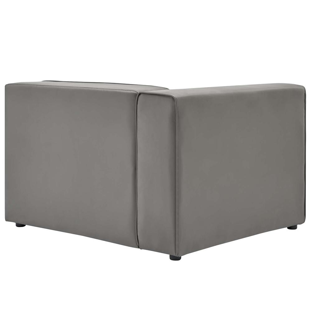 Mingle Vegan Leather 7-Piece Furniture Set - Gray EEI-4796-GRY. Picture 5