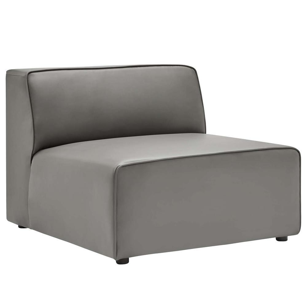 Mingle Vegan Leather 7-Piece Furniture Set - Gray EEI-4796-GRY. Picture 7