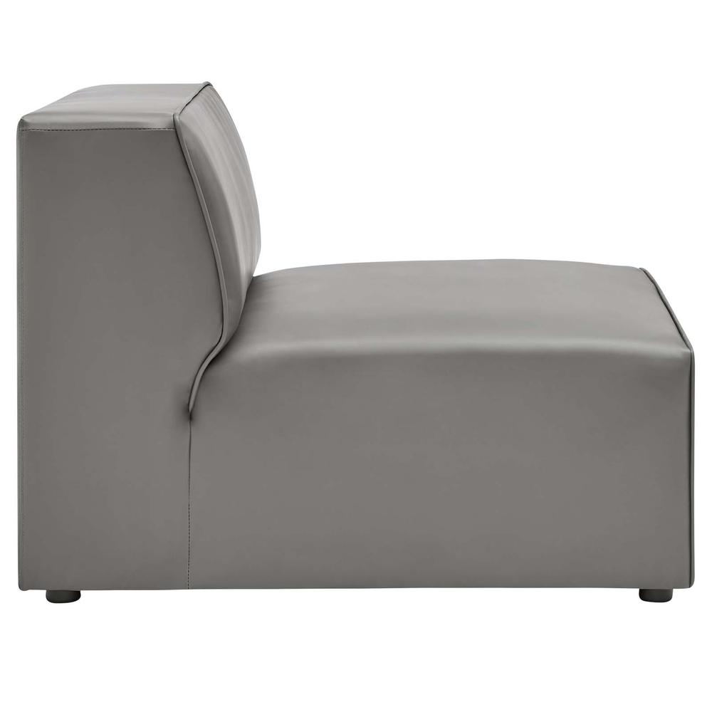 Mingle Vegan Leather 7-Piece Furniture Set - Gray EEI-4796-GRY. Picture 8