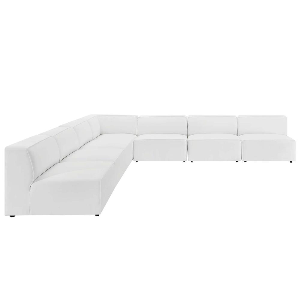 Mingle Vegan Leather 7-Piece Sectional Sofa. Picture 2