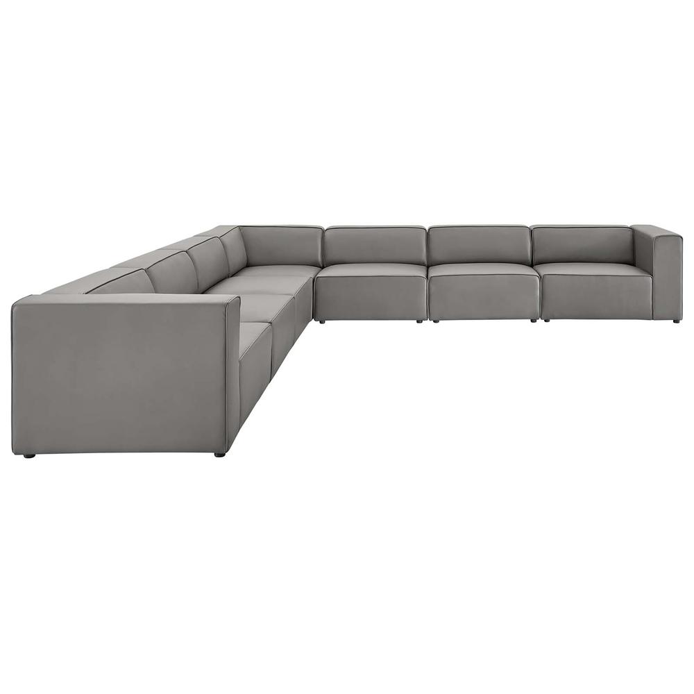 Mingle Vegan Leather 7-Piece Sectional Sofa. Picture 2